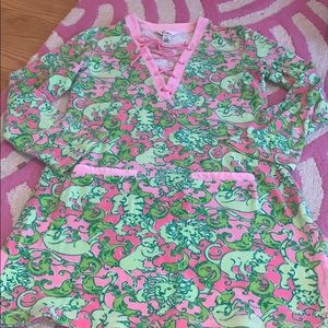 Lilly Pulitzer fried catfish small terry coverup